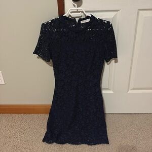 Sandro navy blue dress, size 1